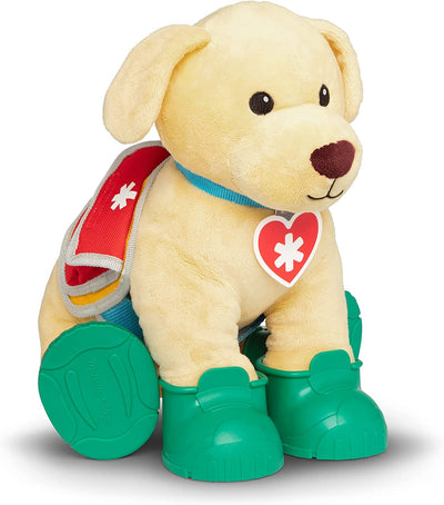 Earthlets.com| Melissa & Doug Let’s Explore™ Ranger Dog Plush with Search and Rescue Gear | Plush Toy | Hugging Toy | Pretend Play Toy for kids | 3 and Above | Gift for Boys or Girls | Earthlets.com |  