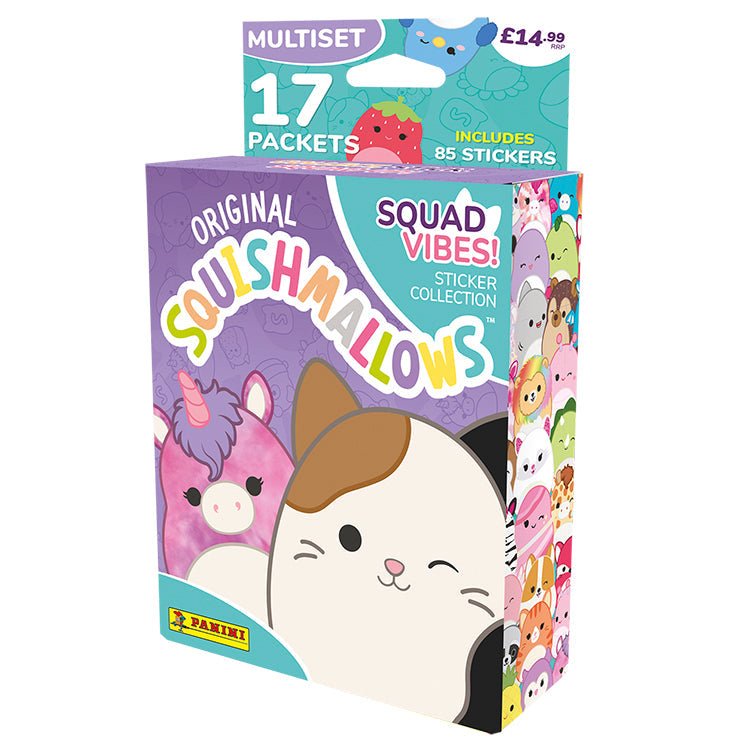 PaniniSquishmallows Sticker CollectionProduct: Mega Multiset (17 Packets)Sticker CollectionEarthlets