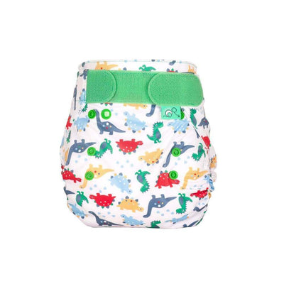 Tots Bots Bamboozle Nappy Wrap Colour: Dino March Size: Size 1 (6-18lbs) reusable nappies Earthlets