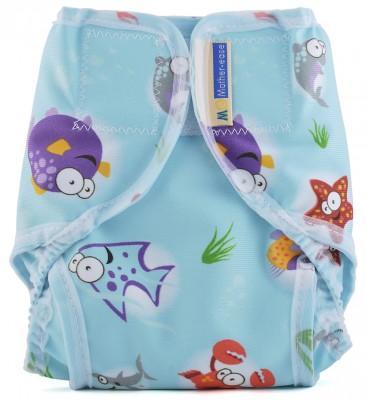 Mother-easeRikki Wrap Nappy Cover OceanColour: OceanSize: XSreusable nappies nappy coversEarthlets