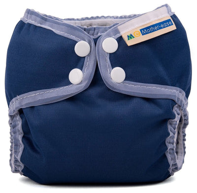 Mother-ease Wizard Uno Organic Cotton - Newborn Colour: Navy reusable nappies Earthlets