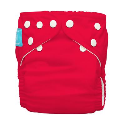 Charlie BananaOne Size Hybrid AIO - Nappy and 2 InsertsColour: Redreusable nappies liners and boostersEarthlets
