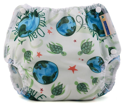 Mother-easeAir Flow Cover Earth DayColour: Earth Daysize: Sreusable nappiesEarthlets